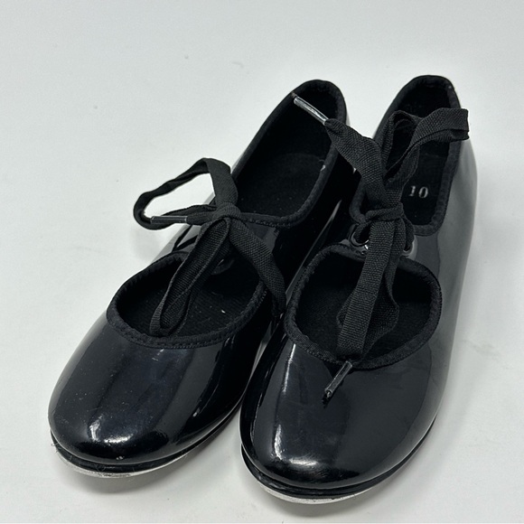 ABT American Ballet Theatre Spotlights Black Tap Dance Shoes Women's Size 10 - Picture 2 of 12
